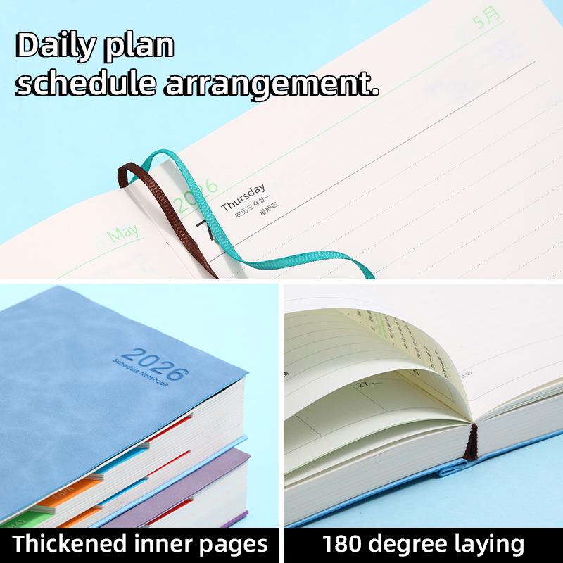 Cross-border English A5 Schedule Book: Custom Logo High-Value Notebook Planner In Stock