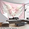 2D Aesthetic Romantic Angel Wing Tapestry Bedroom Background Decor