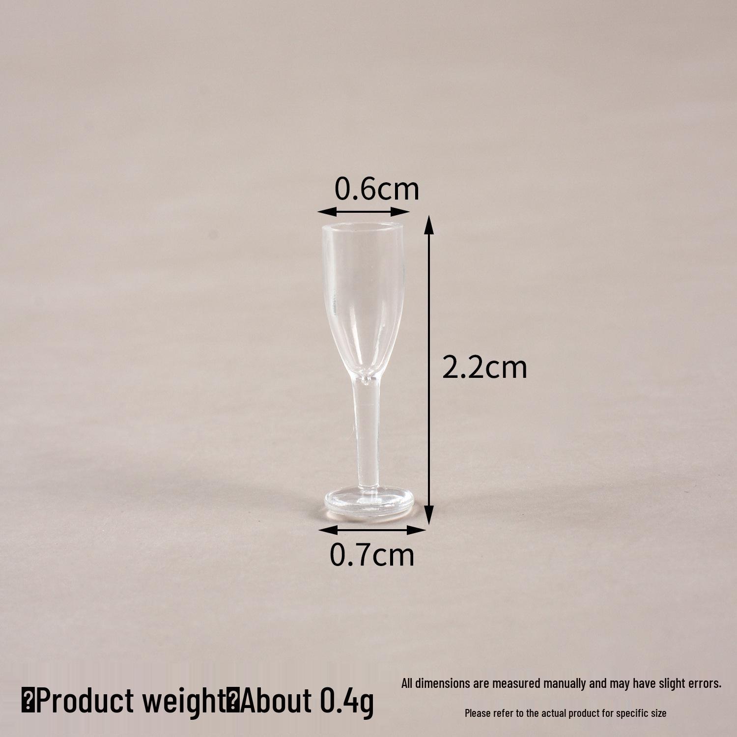 Mini Dollhouse Drinkware Set: Wine & Juice Glasses