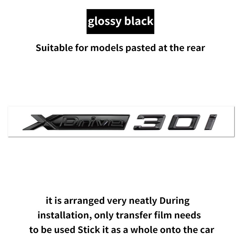 Suitable for BMW X1 X2 X3 X4 X5 X6 X7 F49 U12 F39 G08 G18 F15 F25 F26 G01 G02 G05 G06 G07 logo alphanumeric