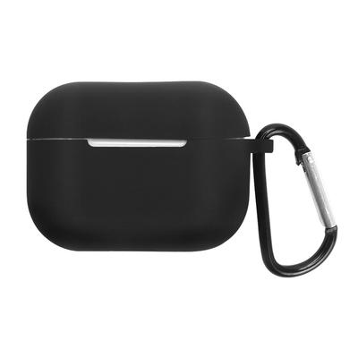 Silicone Headset Case Antidust Sticker Portable Earphone Case with Carabiner Replacement for