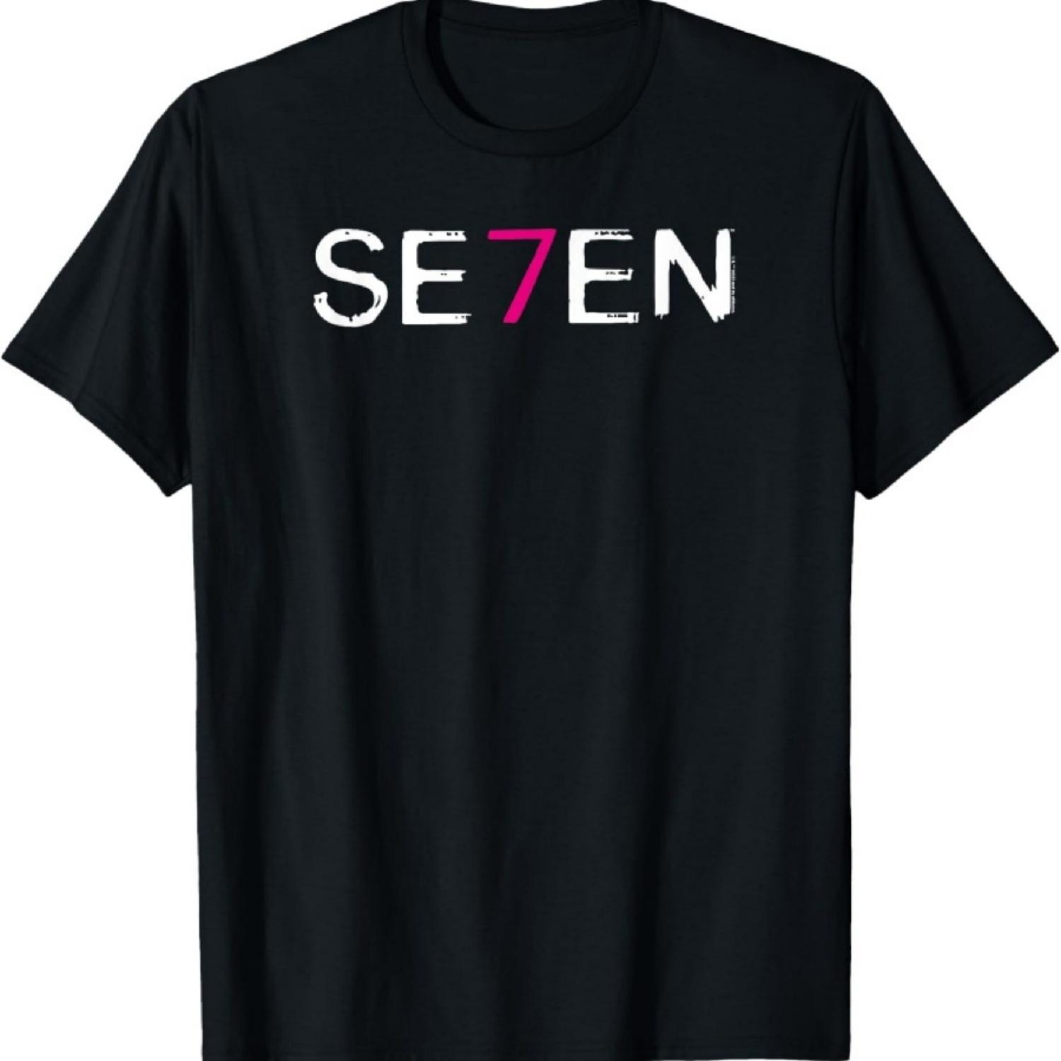 

WB100 Se7en Classic Horror Movie Logo T-Shirt XXXXXL чорний