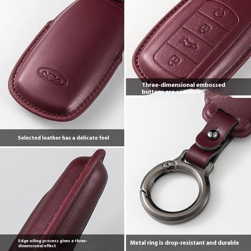 Car Key Case Fit For Chery Omonda Tiggo 7 Arrizo 8 Arrizo 5 EXEED High Quality Leather Car Key Protective Shell
