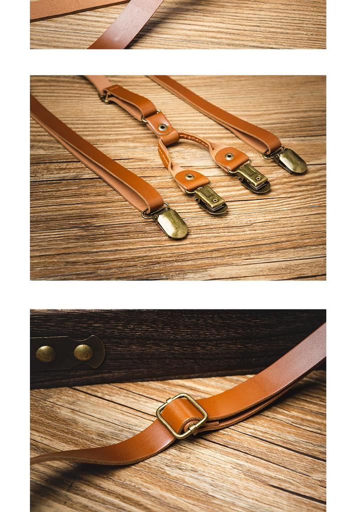 Brelocuri din Piele Anti-Alunecare în Formă de Y Unisex cu Cleme Rezistente