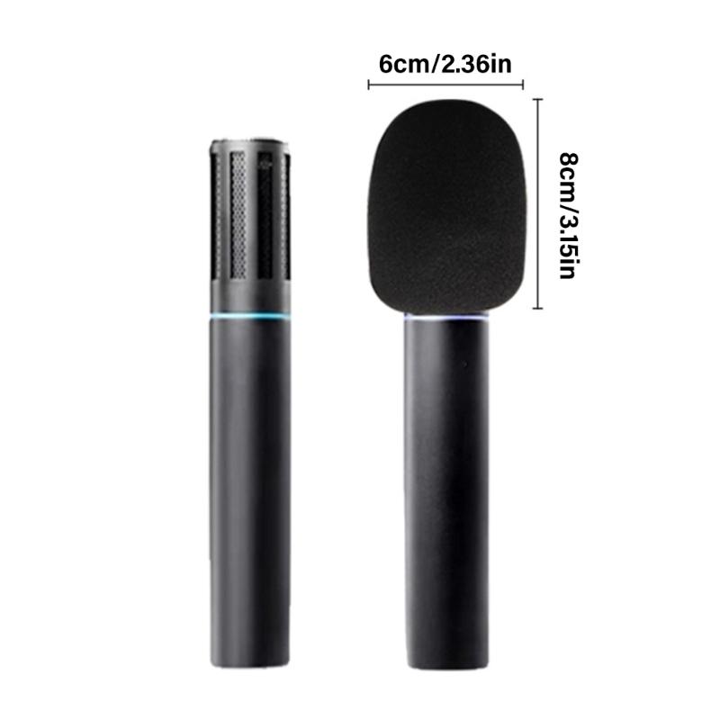 Microphone Foam Thicken Mic Cover Sponge Professional Studio Windscreen Protective Grills Shield Soft Microphone Cap