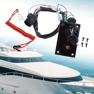 Single Engine Ignition Key Switch Panel Assembly Easy To Install 37100-96J24 Accessory Replace