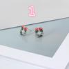 8 Styles of Stylish Women's Alloy Christmas Tree Earrings Christmas Gift Earrings.