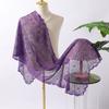 Temperament Elegant Plum Blossom Sequins Embroidered Shawl Bridal Cheongsam Evening Dress Banquet Shawl