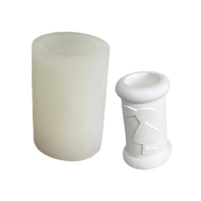 Candle Holder Molds for DIY Candle Holder Gypsum Decorations, Easter Theme Candle Holder