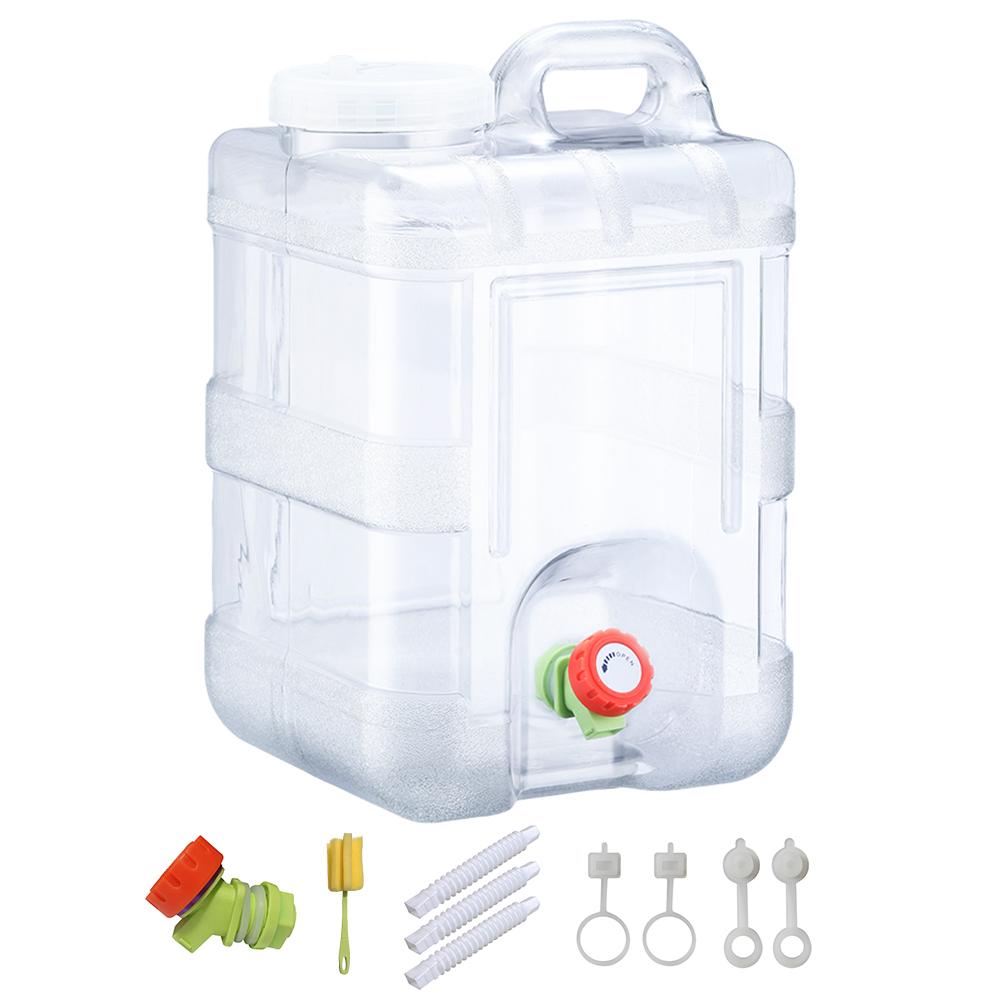 

15L Water Container with Spigot Emergency Water Storage Water Carrier for Camping Outdoor Hiking чистый