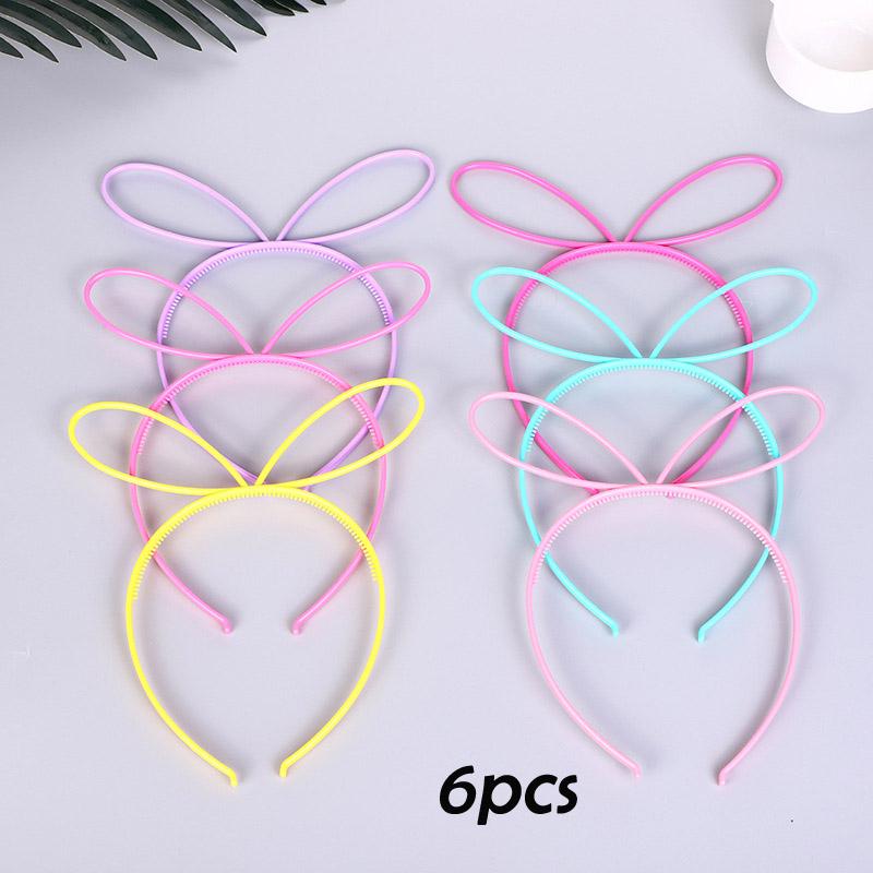 5pcs 10pcs Best selling cat ears headband bezel girl hair accessories hairbands plastic party props headwear children's jewelry