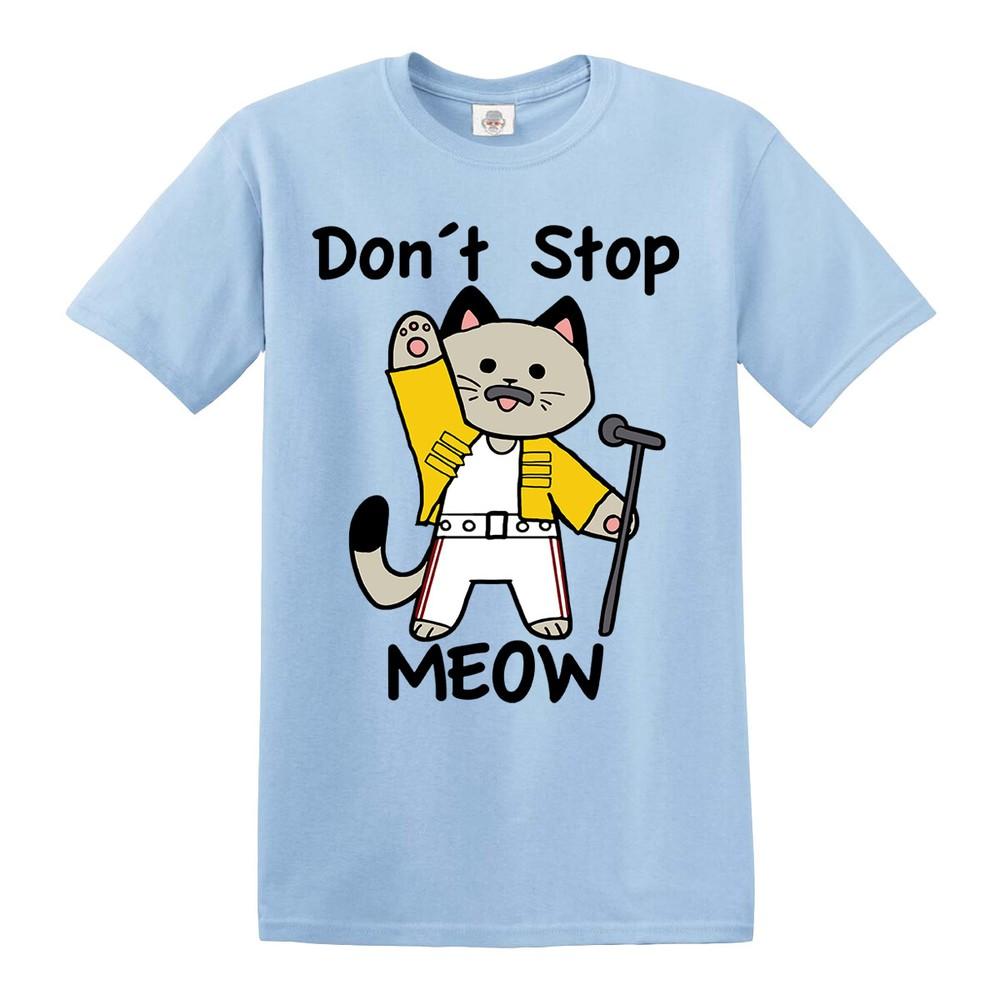 Funny Dont Stop Meow Tshirt Cat Kitten Funny Party Cats Tshirt Top Tee