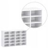 Shoe Cabinet for 20 Pairs, White, 104x65x33