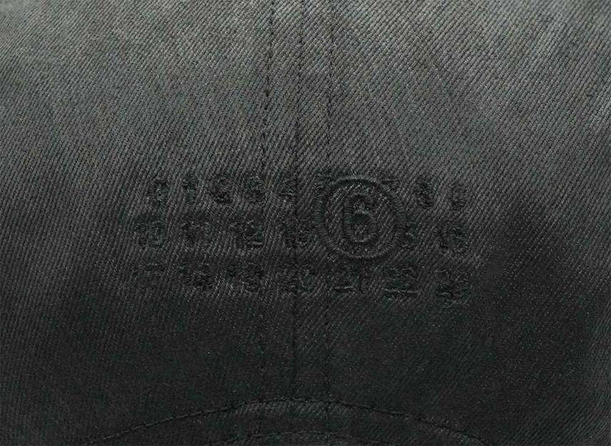 Supreme X MM6 Maison Margiela Painted Camp Cap Black