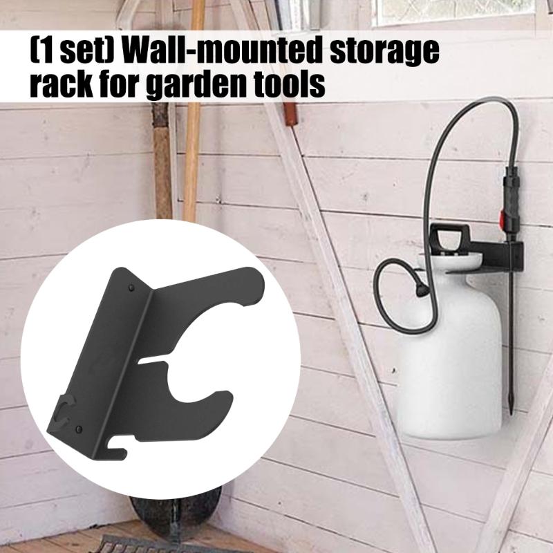 All Metal Garden Tool Organizer,Garage Tool Organizer Wall Mount Garage Organizers and Storage Hook Tool Hanger
