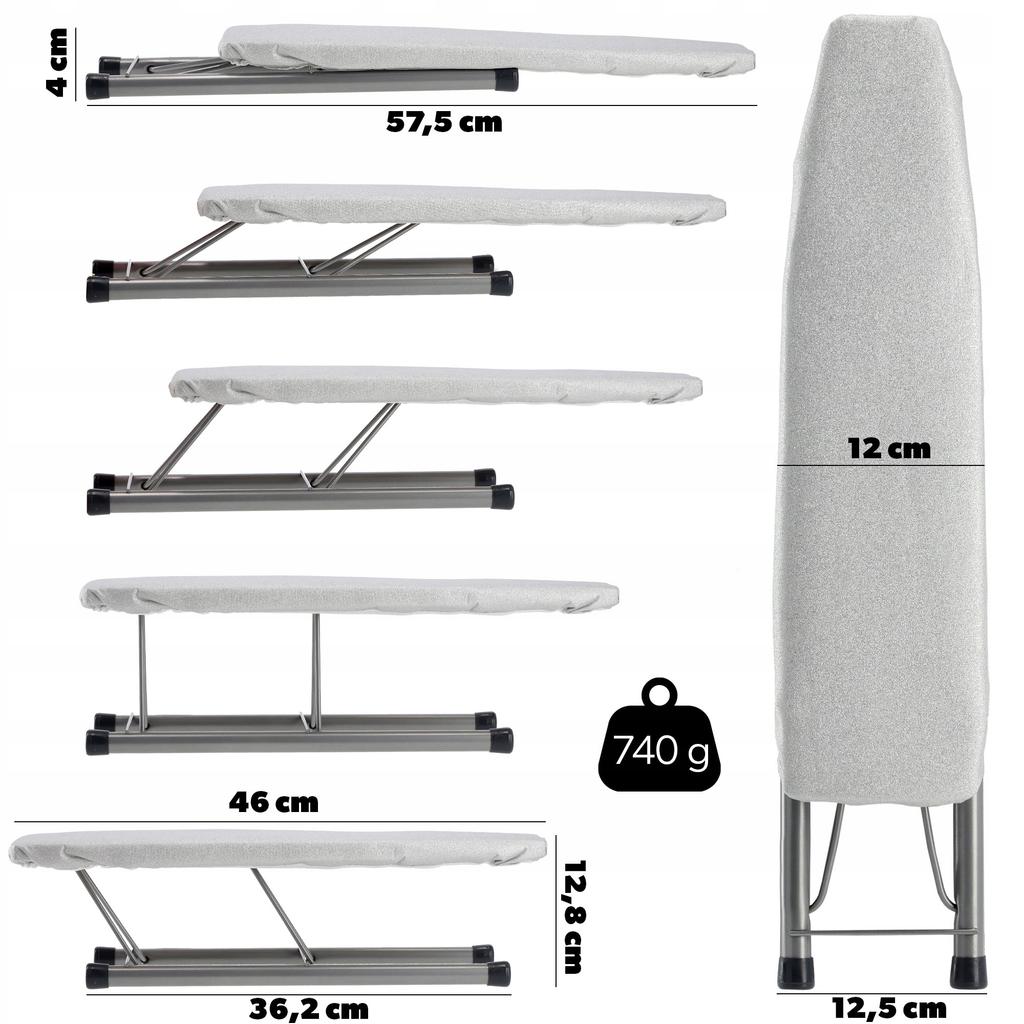 KADAX Sleeve Board for Ironing Sleeves, Cuffs, and Trouser Legs, Small, Solid