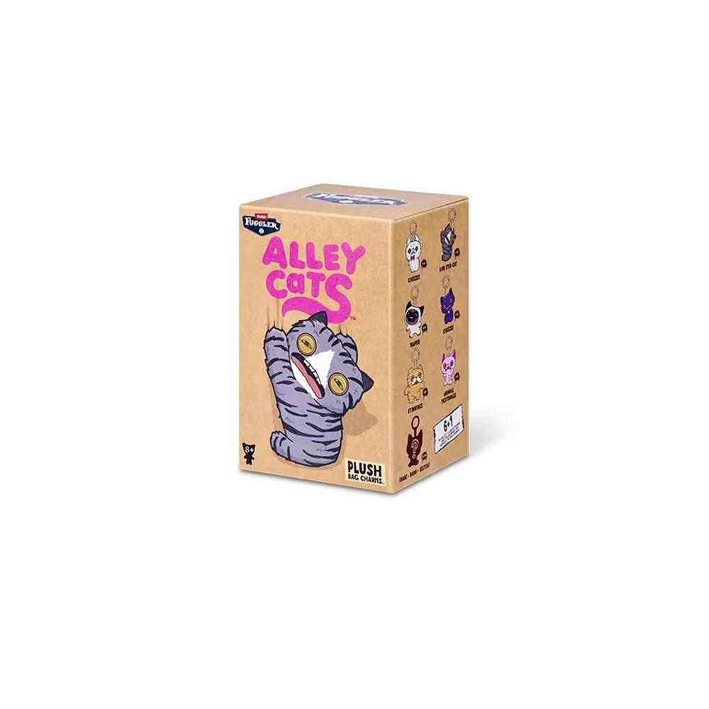 Original Fugg Alley Cats Ornament Soft Buddies Fuggler Ugly Monster Blind Box Hairless Siamese Cat Orange Kitten Peluche Plushies Surprise