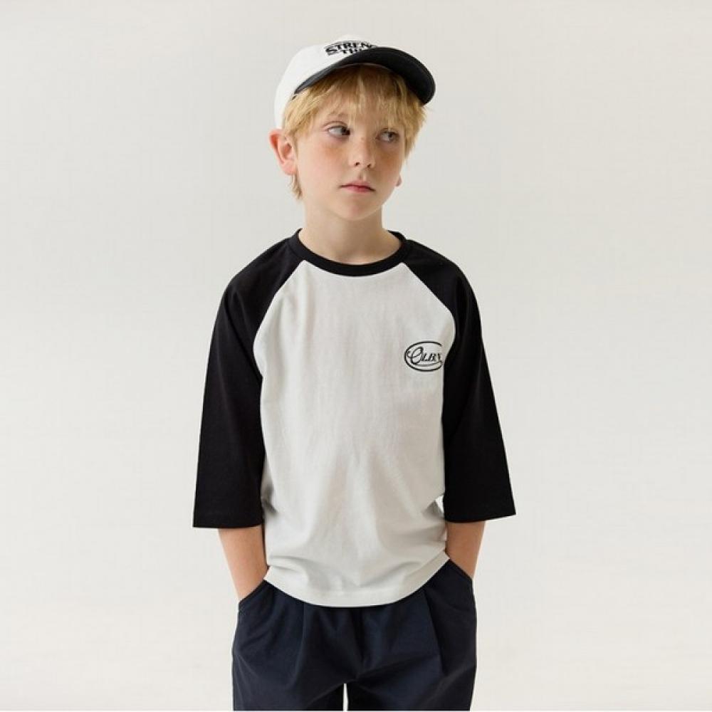 

[oliven] 7 Sleeve SignaTure T shirT 4color blacks/110