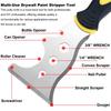 13 in 1 Multi Function Putty Knife Stainless Steel Paint Scraper Wallpaper Removal Tool for Marine Ship Maintenance Yacht Repair