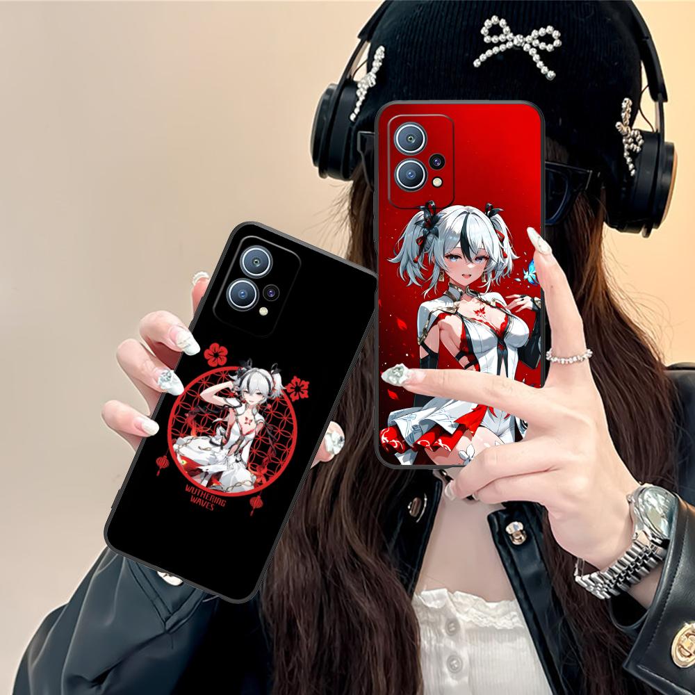 Wuthering Waves Camellya Phone Case for Huawei P60 P50 P40 P30 P20 P10 P9 P8 Pro Lite Plus Colorful Printing Cover Cover Luxury