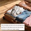 Set de Almacenamiento de Viaje de 4 Piezas, Jabonera Portátil y Estuche para Cepillo de Dientes con Drenaje, Ideal para Dormitorio, Gimnasio y Baño