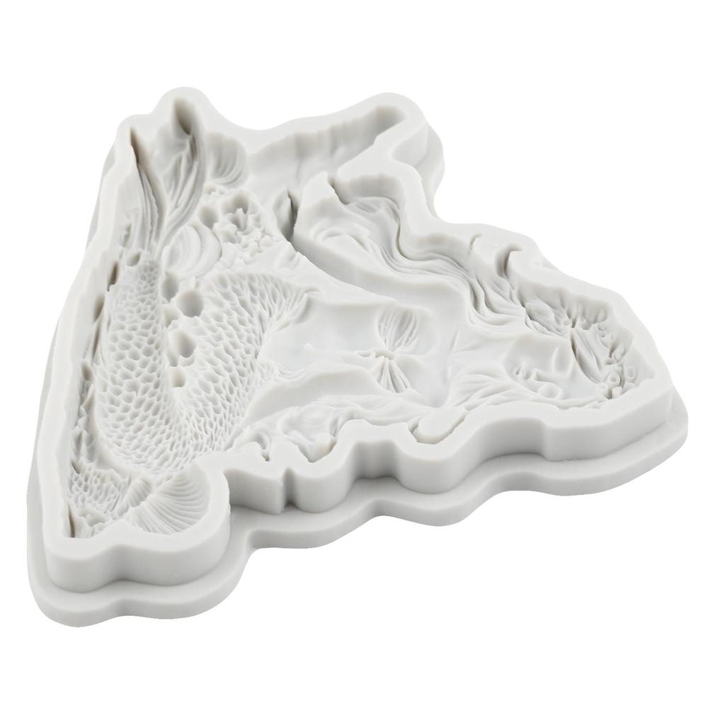 Mermaid Silicone Molds Mermaid Girl Fondant Mold Cake Decorating Tools Cupcake Topper Chocolate Candy Craft Gum Paste Polymer Clay