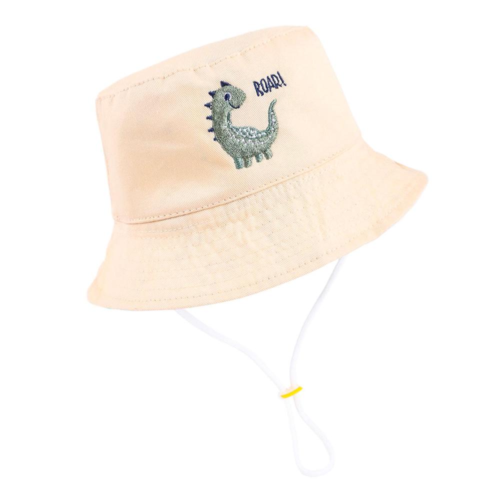 

Summer Double Sided Cartoon Embroidered Baby Hat for Boys Girls Fisherman Cap Beach Baby Bucket Hats Outdoor Kids Sun Hat 50cm(1-3 years)