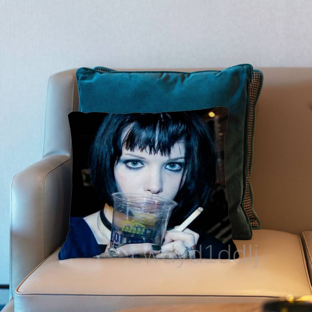 CCrystal Castles Band Amnesty Cushion Cover Pillow Cover Decor Pillowcase Printed Cushion Case For Couch