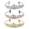 New Silver Color Bridal Tiara Rhinestone Sparkling Wedding Hair Accessories Hair Crown Bridal