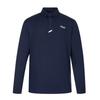 SUPERIOR Men'S Basic Long Sleeve Collared T-Shirt With Shoulder Point Navy (Im0Dks10149)