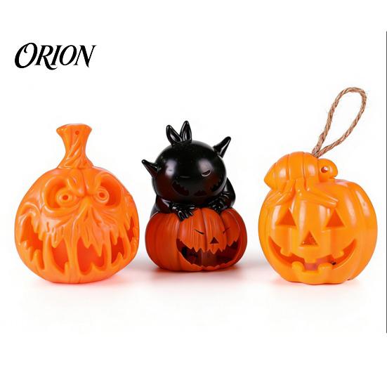 Flameless Pumpkin Night Light Halloween Light, LED Lamp, Decorative Creepy Lamp Atmosphere for Holiday Party Home Decor