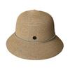 Spring and Summer British Retro M Standard Straw Hat Travel Vacation Sun Hat Women's Simple Casual Straw Weaving Sun Hat
