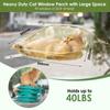 Suspended Cat Hammock Window Glass Summer Suction Cup Hanging Sun-Drying Artifact Cat Hammock Chamfer Cat Nest