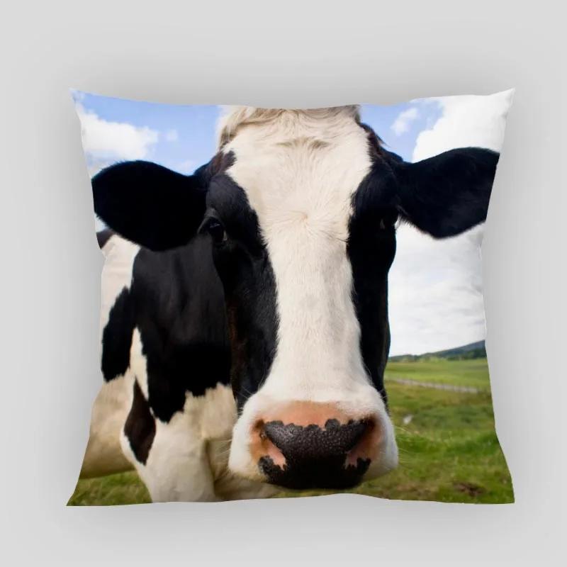 Animals Cow Pillow Cover Customize Pillowcase Modern Home Decorative Pillow Case For Living Room 45X45cm,40X40cm