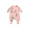 Baby Sleep Sack With Split Legs Dual Zippers Pure Cotton Silk Lined Toddler Wearable Sleeping Bag 1-3 Years