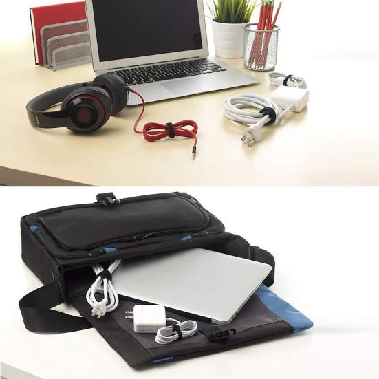 Cable Strap Convenient Self-adhesive Nylon Roll Wire Tidy Fastening Tape for Office