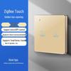 Zhengshang C4 ZigBee Graffiti Smart Switch, EU Standard, Voice-Activated, Compatible with Alexa & Google.