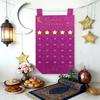 2026 Ramadan Countdown Calendar Felt Board Eid Mubarak Decor Muslim Party Decoration Craft Eid Al Adha Ornament Gift