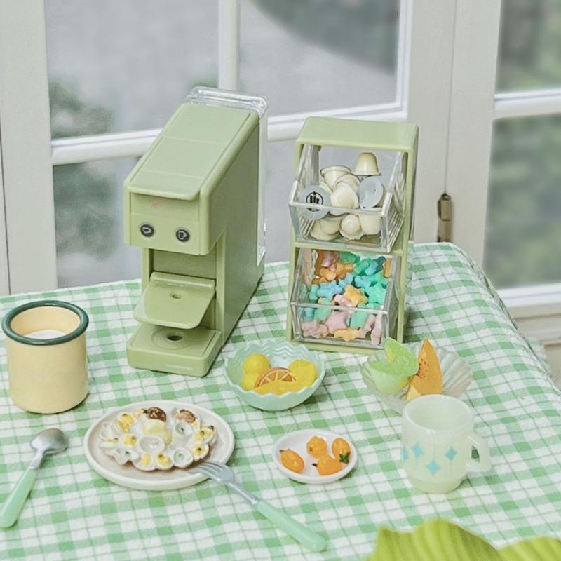 Modern Style Plastic Book Rack Dollhouses Furniture 1/6 Scale Miniature Model Design