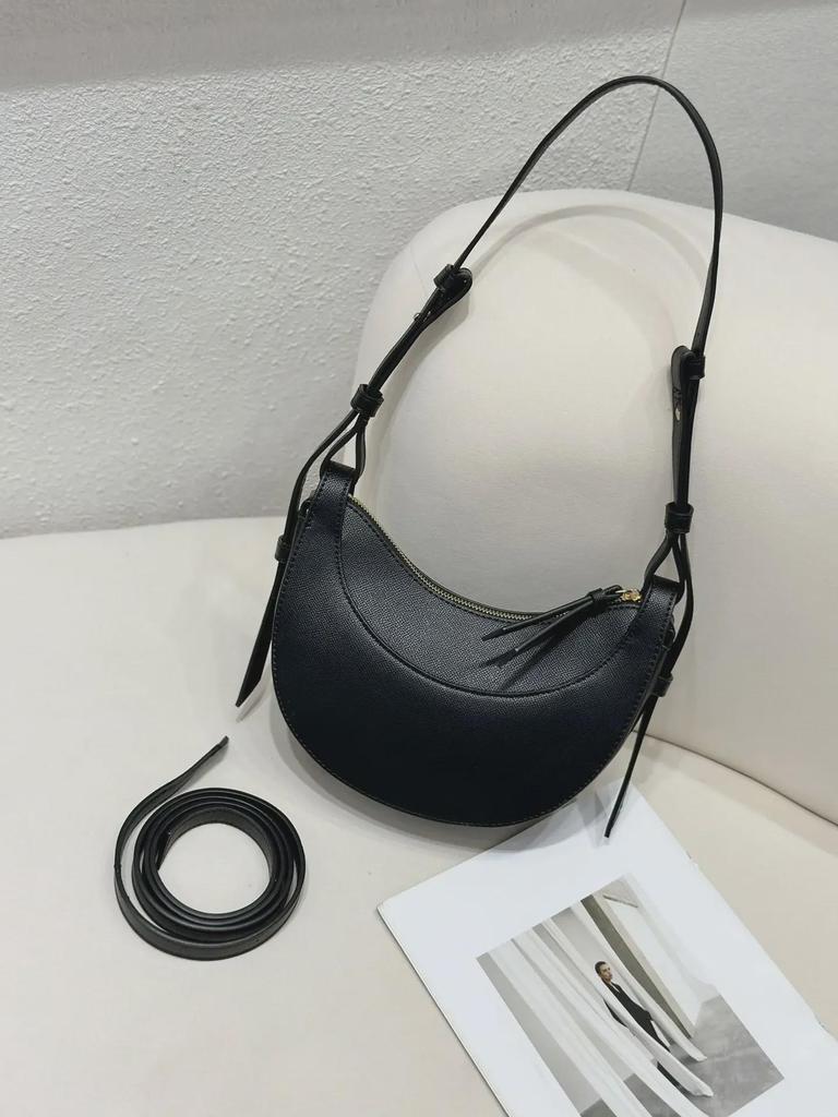 Schicke Mondsichel-Nischen-Taschen: Stilvolle Taschen mit Palmenmuster, Mond- und Achseltaschen