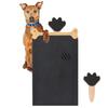 Hund doppelseitiges Nagelpflege-Werkzeug Holz-Hunde-Nagelkratzbrett Interaktives Welpen-Kratzbrett Hunde-Krallen-Schneidebrett