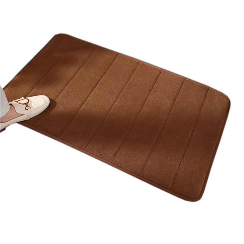 Super Absorbent Bath Mat Non Slip Rugs Bathroom Carpets Soft Memory Foam Floor Washable Bathtub Floor Rug Shower Doormat