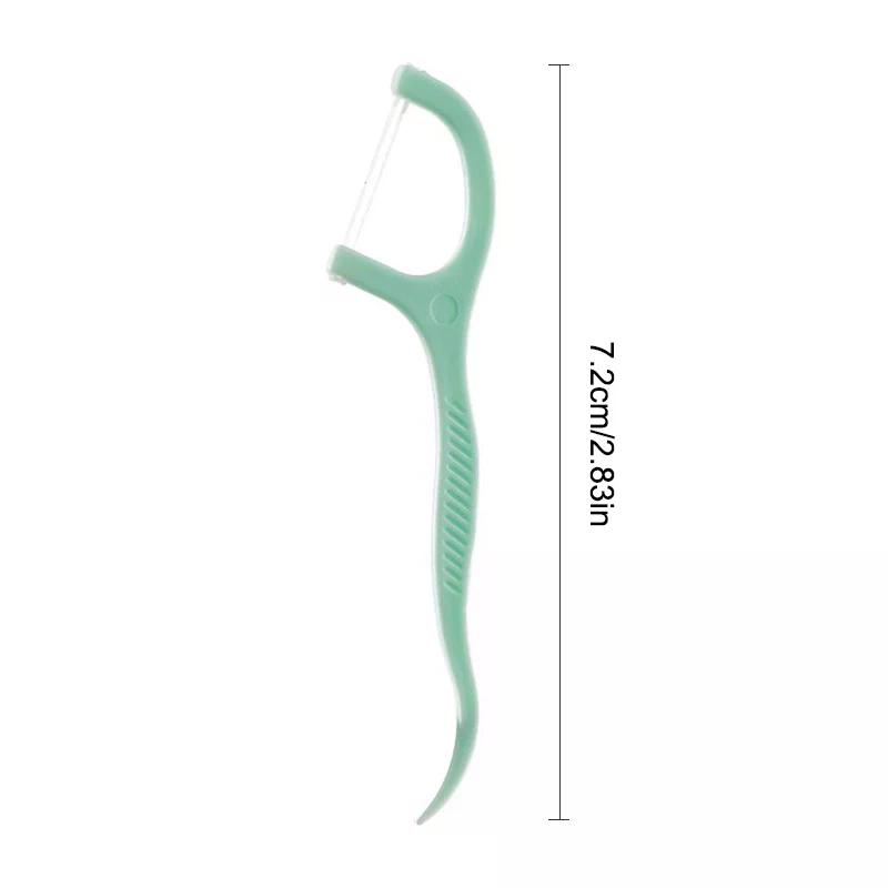 Nane Aromalı Diş İpi Çubuğu Ev İçin Taşınabilir Tek Kullanımlık Bakım Diş İpi Çubuğu Ağız Bakımı Diş Arası Temizliği Yiyecek Kalıntılarını Çıkarma