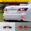 Kompatibel mit 2006-2012 Lexus IS für die Nachrüstung von Nebelschlussleuchten und LED-Stoßstangenleuchten mit sequenziellen Blinkern.