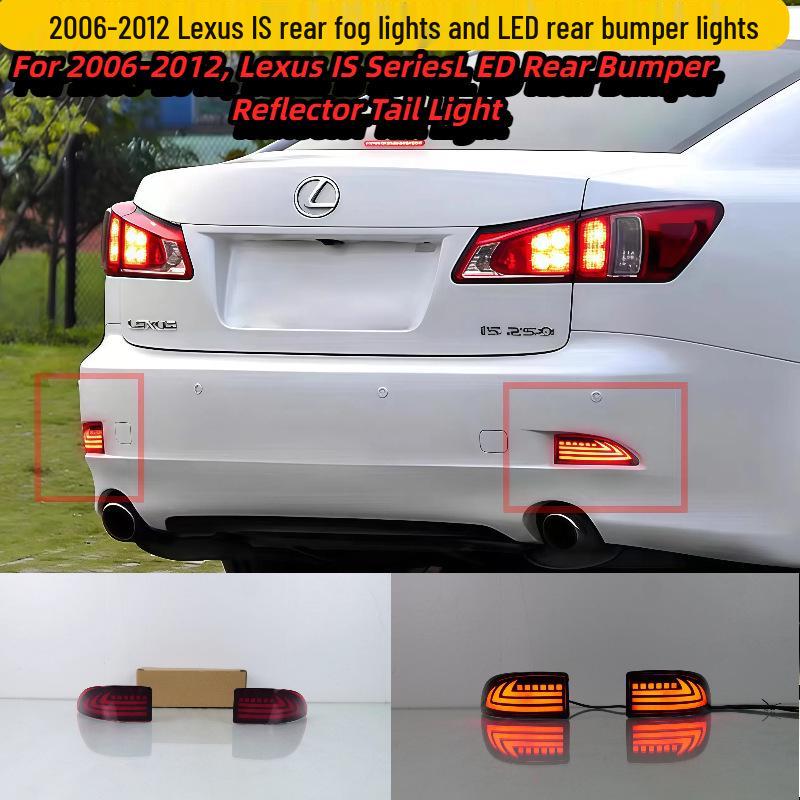 Kompatibel mit 2006-2012 Lexus IS für die Nachrüstung von Nebelschlussleuchten und LED-Stoßstangenleuchten mit sequenziellen Blinkern.