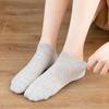 10 Pairs of Colored Cotton WOMEN'S Short Socks, Ankle Breathable Mesh Sports Socks, Summer Casual Solid Color Boat Socks