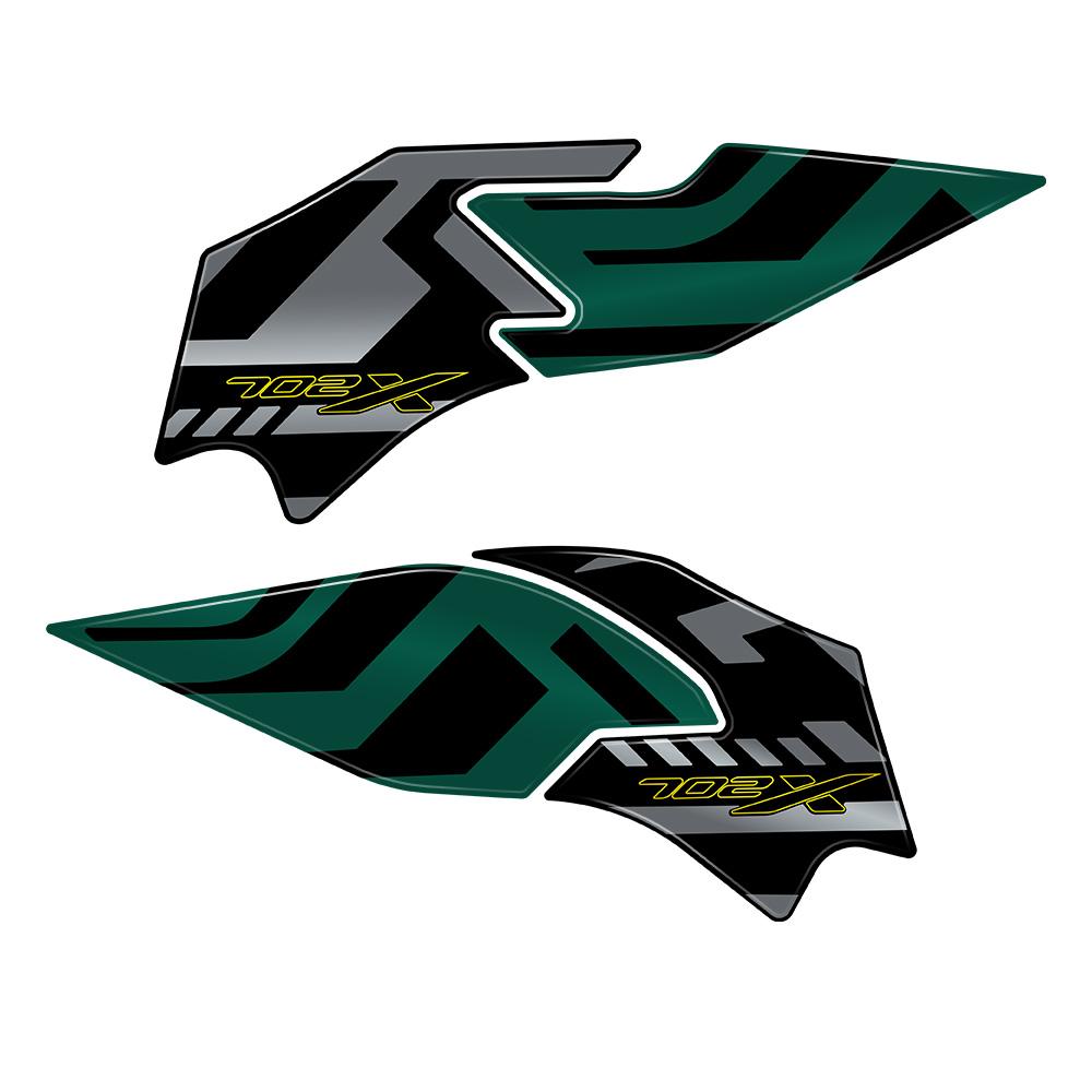 For Benelli TRK 702X 2023 2024 2025 Motorcycle 3D Gel Epoxy Resin Sticker Tank Pad Protection Kit