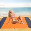 Sandproof Portable Beach Blanket, Waterproof Foldable Large Lightweight Mat for Picnic & Camping
