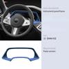 Italy Super Suede Cover For BMW X5 X6 G05 G06 G07 Car Speedometer Dashboard Trim Frame Flannel Decoration Internal Accessories