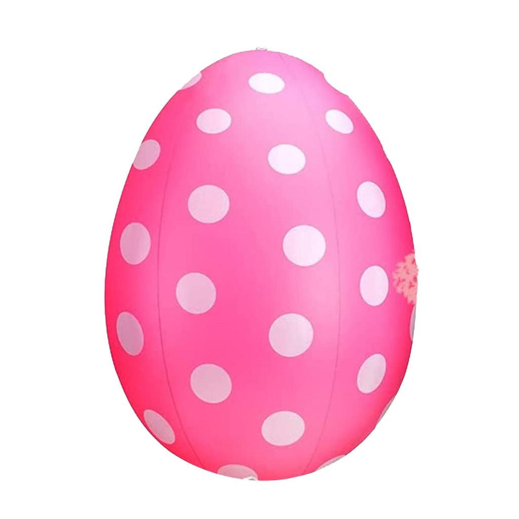 16 Inch Giant Egg Easter Inflatable Ball Outdoor Inflatable Easter Ornament Home Garden Easter Decoration 2025